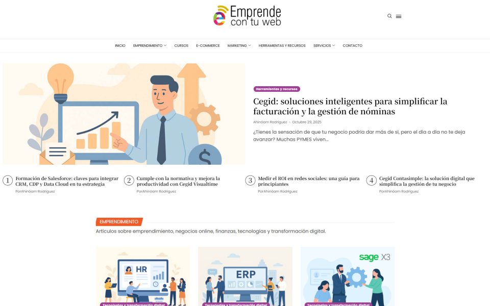 Emprende con tu Web - Blog de emprendimiento y tecnología
